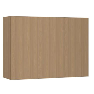 Imagem de Armário Aéreo Slim 3 portas  Luciane 1,20m - FREIJO