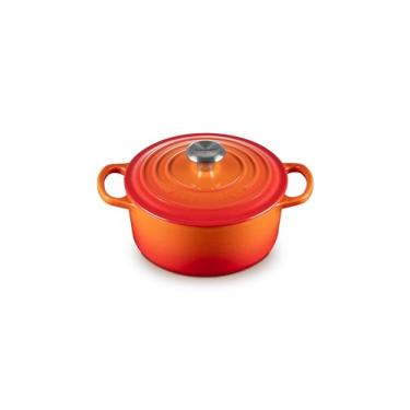 Imagem de Le Creuset Panela Redonda 18 cm Ferro Fundido Esmaltado Signature Laranja