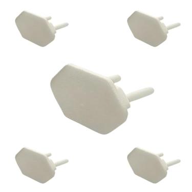 Imagem de Kit com 5 Protetores de Tomada Tipo N SafeBaby Segurança Contra Choque Elétrico Crianças e Bebê - Família Segura - CompleteStore®