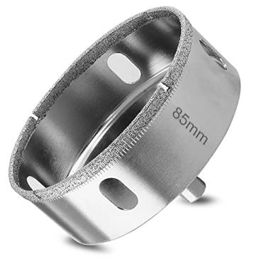 Imagem de Luomorgo Serra de furo de diamante de 85 mm, 2,8 cm de profundidade de corte de diamante para vidro, cerâmica, mármore, porcelana, granito, quartzo, pedra preciosa