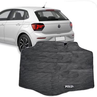 Imagem de Tapete de Porta Malas Compatível com Polo 2018 2019 2020 2021 2022 2023 2024 2025 Impermeável Premium