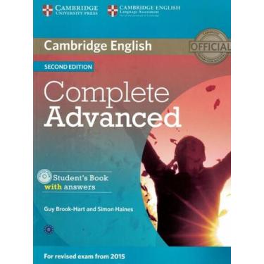 Imagem de Complete Advanced Sb With Answers With Cd-Rom - 2Nd Ed - Cambridge Uni
