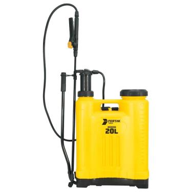Imagem de Pulverizador Bomba Agrícola 20 Litros Máquina Costal Trava Alça Ergonômica Fertak