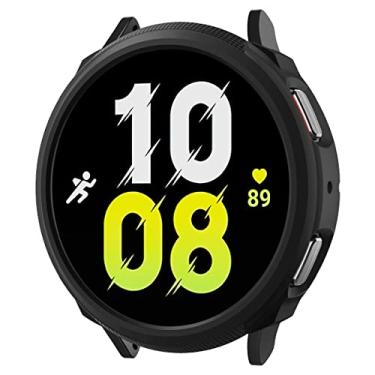Imagem de Spigen Liquid Air compatível com Galaxy Watch 5, Galaxy Watch 4 Capa Case 44mm (2022/2021) - Preto
