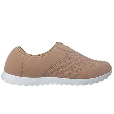 Imagem de Tênis Casual Feminino Moleca Básico Cano Baixo Sem Cadarço Flatform 5736.108 (38)