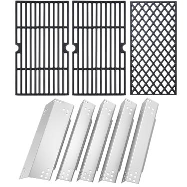 Imagem de DGH474CRP Peças Grelhas de Grelha Peças de Reposição de Escudo Térmico para Dyna-glo 5 Queimadores DGH474CRP-D DGH474CRN-D Grelha Grelha Grelha de Substituição 70-01-911 Sear Grade Heat Tent Placa de