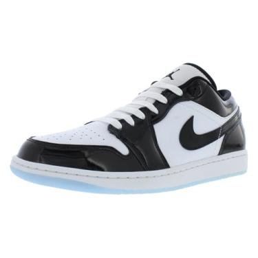 Imagem de Nike Tênis masculino Air Jordan 1 Low, Branco/preto, 43