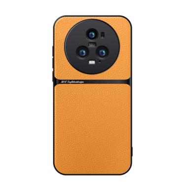 Imagem de Kepuch Capa para Honor Magic 5 Pro - Litchi Grano Case Placa de Metal Embutida - Pornográfico