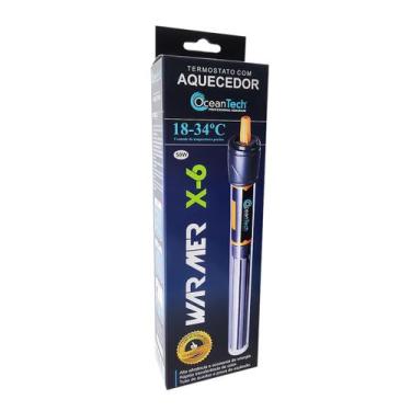 Imagem de Termostato com Aquecedor Ocean Tech Warmer X-6 50 W, 110V