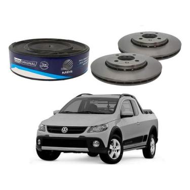 Imagem de Disco Freio Dianteiro Saveiro Cross Aro 14 1.6 2009 A 2012 - MDS