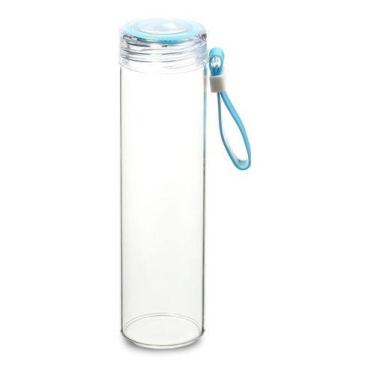 Imagem de Garrafa Squeeze Clean P/ Água Vidro Suco Bebidas Trabalho Vidro Boross