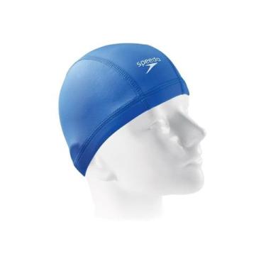 Imagem de Touca de Natação Speedo Xtrafit Júnior Infantil, Azul, Único