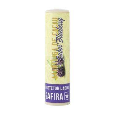 Imagem de Manteiga De Cacau Protetor Labial Sabor Blueberry Safira - SAFIRA COSM