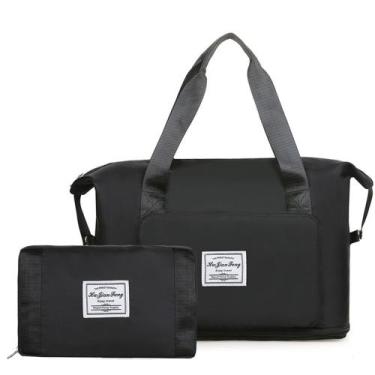 Imagem de Bolsa Grande Compartimento Extra Viagem Dobrável Prova Água - Dobravel