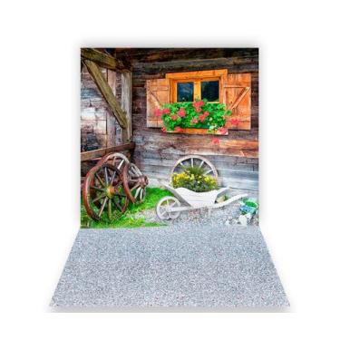 Imagem de Fundo Fotográfico 1,50 X 2,70 - Carriola de Flores 082 - Via Cores