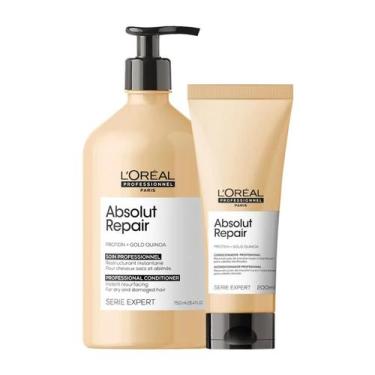 Imagem de Kit Gold Quinoa  Shampoo 750ml e Condicionador 200ml - L'Oréal Profess