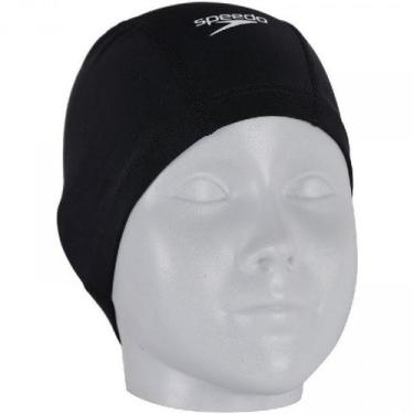Imagem de Touca de Natação Speedo Xtrafit JR Tecido Infantil 0/10 ANOS, Preto