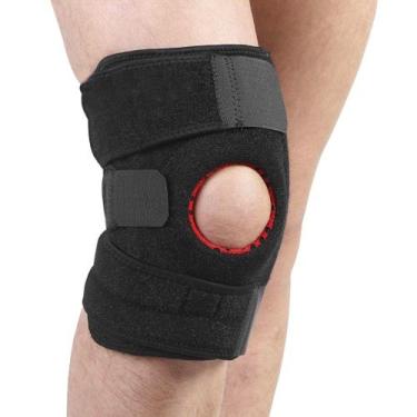 Imagem de Joelheira Neoprene Ajustável & Reforço Patelar - Modelo Novo 7089 - MB