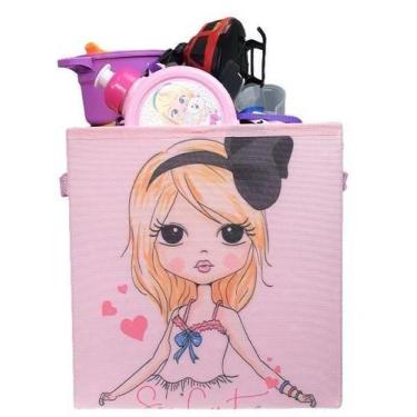 Imagem de Caixa Feminina Estampada Para Decoração E Organização - Organibox, Blo