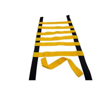 Imagem de Escada De Agilidade Com 7 Degraus Regulavel Nylon Treino Funcional Tre