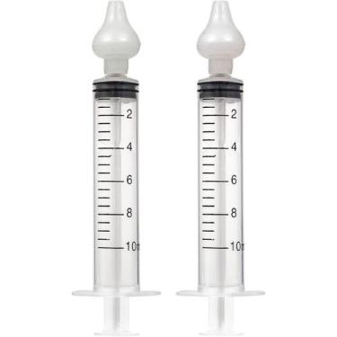 Imagem de Seringas Para Lavagem Higienização Nasal Kit Com 2 Buba