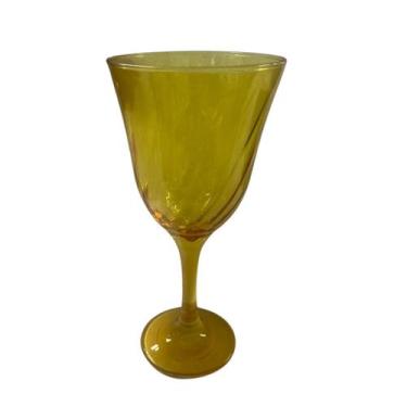 Imagem de Taça Vinho Lírio Cor Amarelo Super Luxo 330 Ml - Vidro - Bialluz