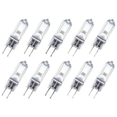 Imagem de Kit 10 Lâmpada Coifa Bipino Capsula Halogena G4 12v 20w Kian