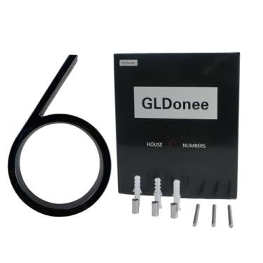 Imagem de Números de casa flutuantes de 12 cm para fora de aço inoxidável número de casa flutuante metal moderno números de endereço para casa liga de zinco antiferrugem números de endereço residencial para