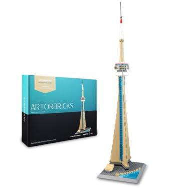 Imagem de ArtorBricks Kit de construção de modelo CN Tower – Conjunto arquitetônico premium de 400 peças, compatível com as principais marcas, réplica detalhada de referência para colecionadores e amadores (71