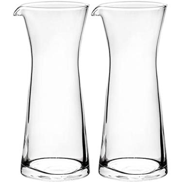 Imagem de Sizikato 2 frascos de vidro transparente para café e leite, 227 g