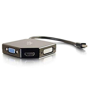 Imagem de C2G Adaptador Mini Display Port, 4K, Display Port para HDMI, VGA ou DVI, Preto, Cabos para Go 54341