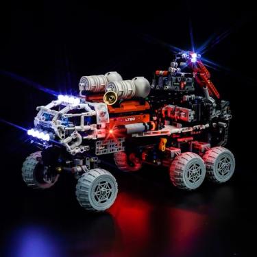 Imagem de LocoLee LED Light Kit Compatible with Lego Mars Crew Exploration Rover 42180 (No Models Only Light) Creative Lighting Set Accessories Compatible with Lego 42180 Building Set