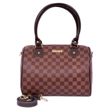 Imagem de Bolsa Baú Feminina com alça de mão - Aryel