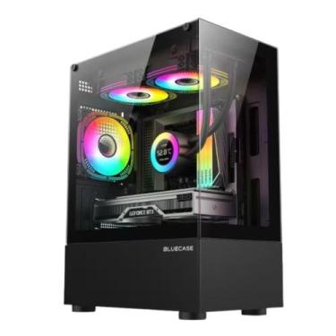 Imagem de Gabinete Gamer BG-054 Hit Preto s/ Fans - Bluecase - Blue Case