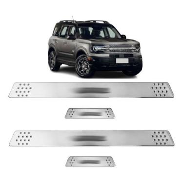 Imagem de Soleira para Porta Lateral Tuning Esportiva para carros 4 Portas (ABS)