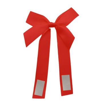 Imagem de Laço Perfeito de Fita de Cetim com Adesivo - Vermelho - M 6x21cm - 3 u