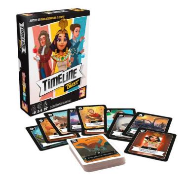 Imagem de Timeline Twist - Jogo De Cartas - Galápagos