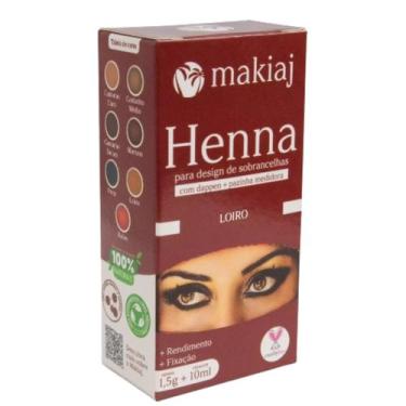 Imagem de Henna Em Pó Para Sobrancelhas Loiro - Makiaj