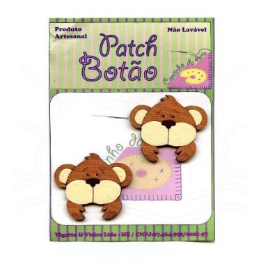 Imagem de Botton Patch Carinha de Macaco 2548 - 2 Unid - Cantinho da Arte