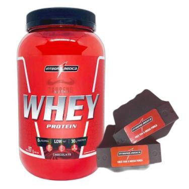 Imagem de Nutri Whey Isolado 3W Chocolate 900g Luva Vermelho Integral - Integral
