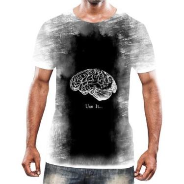 Imagem de Camiseta Camisa Cérebro Inteligência Mental Psicologia HD 2 - Enjoy Sh