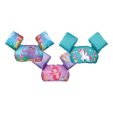 Imagem de Colete Boia Auxiliar Piscina Infantil Kids Praia Salva Vida Não Fura -