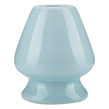 Imagem de Suporte de Cerâmica Matcha Batedor Evita Molde Secador de Ar para Amante de chá Azul Branco Preto Verde (Azul)