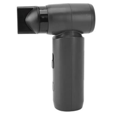 Imagem de Espanador de Ar Elétrico, Metal 80000rpm, Soprador de Poeira Portátil Sem Escova, Espanador de Ar Comprimido Portátil para Carro de Escritório Doméstico (Cinza Escuro)