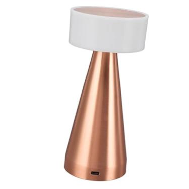 Imagem de Abajur Sem Fio, Abajur LED Industrial de Mesa de Cabeceira Com Dimmer Embutido e Mini Abajur de Mesa de 3 Temperaturas de Cor para Quarto, Sala de Estar, Bares de Escritório,