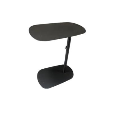 Imagem de Suporte para Notebook com Tampo em Aço e Altura Ajustável na Cor Preto Fosco.