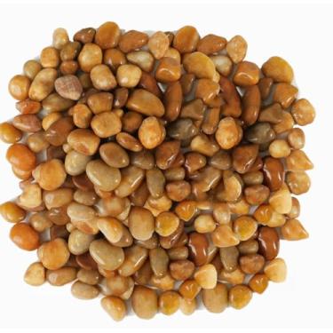 Imagem de Pedras de rio, StoneCreek, pedras decorativas de jardim para paisagismo de plantas, seixos de enchimento de cascalho polido para decoração de casa, vasos, suculentas, canteiros de flores e tanques de