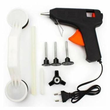 Imagem de Kit funilaria reparador de lataria carro desamassador martelinho de ou