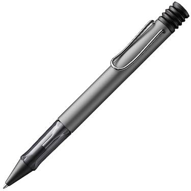 Imagem de Lamy Grafite AL-star - Caneta esferográfica com aderência transparente e ergonômica e largura da linha M - corpo de alumínio leve - incluindo refil de grande capacidade M 40,6 cm preto