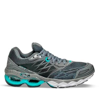 Imagem de Tenis Masculino Academia Esportivo Corrida Adulto Wave Creation Confortavel (Grafite Verde Água, BR, Adulto, Numérico, 38)